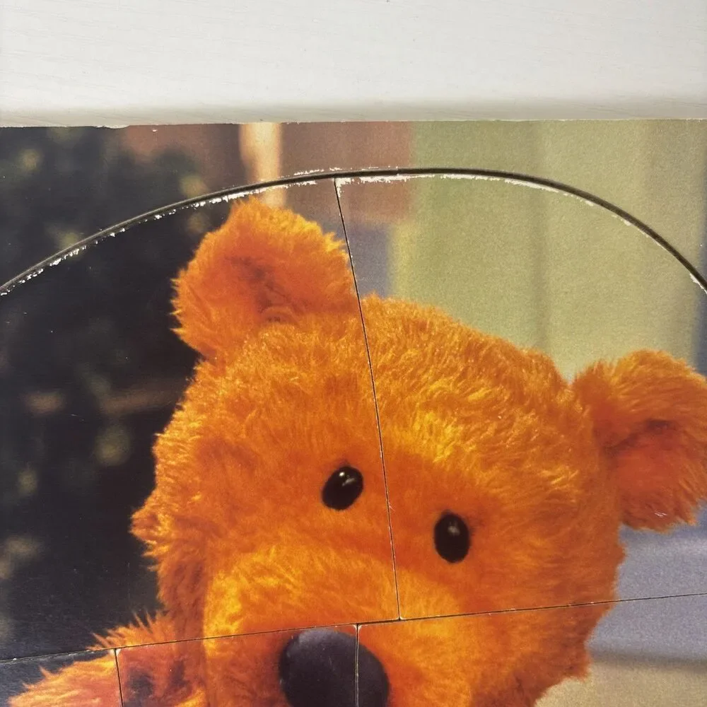 Jim Henson Bear In The Big Blue House 9.5”x11.5” Rare Vintage Mattel Puzzle